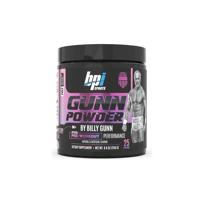 Pre Entreno Polvo BPI Sports Raspberry Tea Línea Billy Gunn