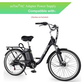 eeTao 42V 2A Barrel AC/DC Adapter Charger Compatible with Oraimo Sciiti 100 MTB2601 / CTB2601 350W Motor 36V 10.4AH / 13AH 468Wh Li-ion Battery Electric Mountain Bike Commuter Ebike Power Supply