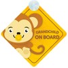 Child on Board Car Sign - Grandchild Monkey Design with