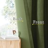 NICETOWN Froest Green Room Darkening Curtains 90 inches Long 2