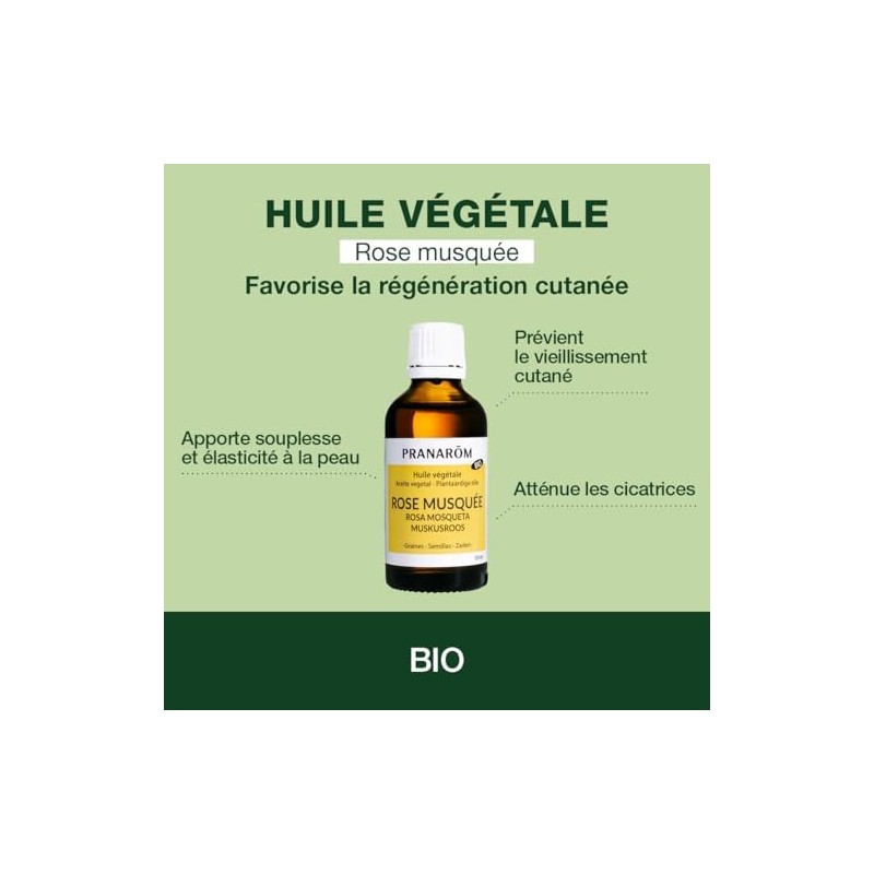 Pranarom Aceite Vegetal Rosa Mosqueta Bio 50ml