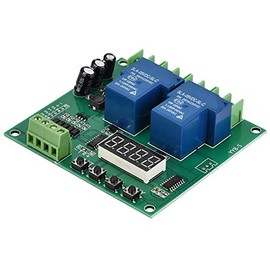 YYB-5 12v 24v Motor Forward/Reverse Control Board Two-Way Relay Delay Timing Cycle Module
