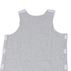 Unisex Cotton Vest Easy Wear Removal Side Full Opening Sleeveless