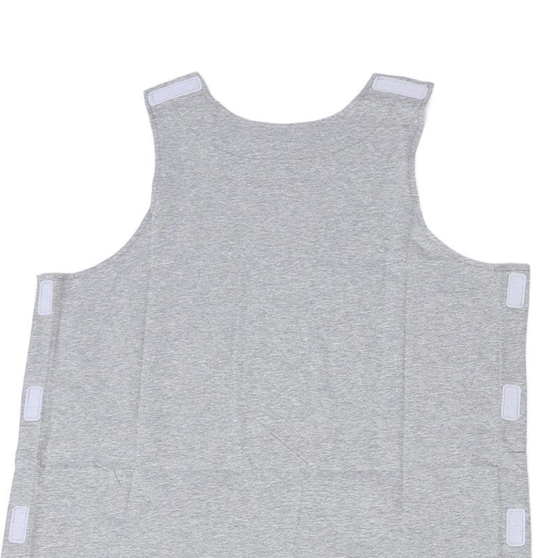 Unisex Cotton Vest Easy Wear Removal Side Full Opening Sleeveless