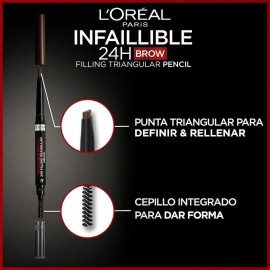 L'oréal Paris Lápiz De Cejas Retractil Infallible Brows Color Light Brunette