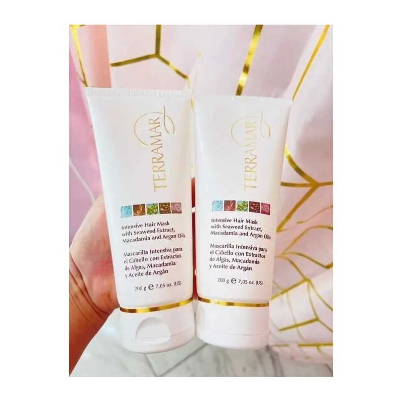 Terramar Dos Mascarillas Intensiva Para El Cabello Terramar