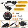 Upgrade 1650W Electric Smoker Heating Element Replacement Kit with Adjustable