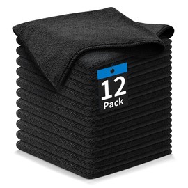KITCHEN CHOICE Paños de Limpieza de Microfibra,12Pcs(40 x 40 cm) Trapos de Microfibra,Súper Absorbente,Lavable y Reutilizable,Microfibras para Abrilla