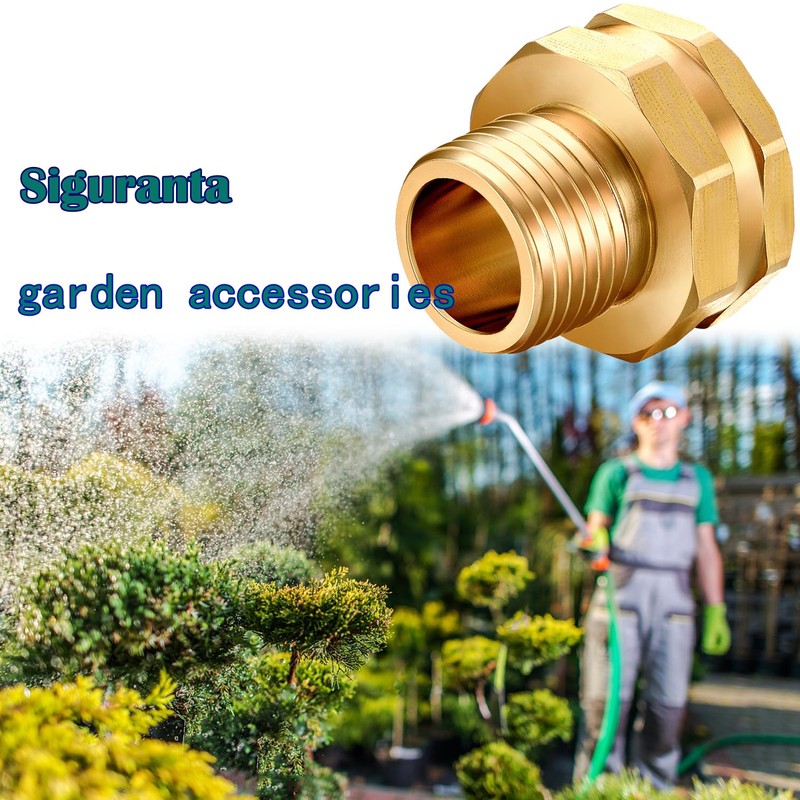 SIGURANTA Garden hose connector adapter, 3/4 inch GHT internal thread