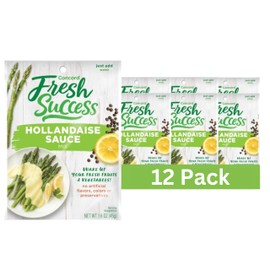 Concord Foods Hollandaise Sauce Mix Indulgent Lemon & Butter Infusion for Gourmet Dining - Elevate Your Meals with Creamy Richness & Zesty Citrus! 1.6 Ounce (Pack of 12)