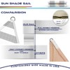 Windscreen4less 8' x 16' Sun Shade Sail Rectangle Outdoor Canopy