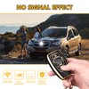 FT FUNTOR 4 Buttons Key Fob Cover with Keychain for