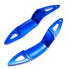 iJDMTOY Sports Blue Euro Aluminum Paddle Shifter Extensions Compatible with