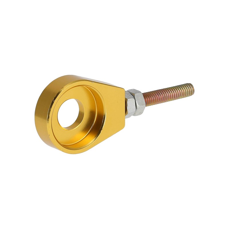 AKF Set of 2 Chain Tensioners for Swingarm, Aluminium Gold