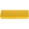 magnetoplan 1665102 Rectangular Magnet, Yellow