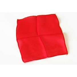 Roter Seidenschal (30 x 30 cm)
