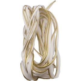 KUYLENT 10 Yards 1/2 Inch Piping Bias Tape, Piping Trim with Cord for Sewing DIY Craft Home Decoration Lamps, Draperies (Golden Color)