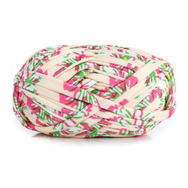 iSuperb 1 Pack Knitting Yarn for DIY Craft, T-Shirt Carpet Yarn, Soft Fabric Cloth for Knitting, Weaving, Art Basket, Bag Making - Eco-Friendly & Reusable(C-1 PCS)