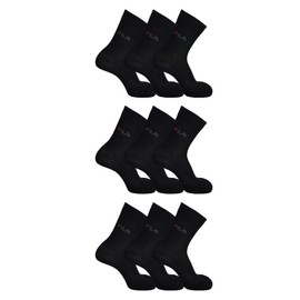 Fila F9630, Unisex Adult Socks, Black, 43/46