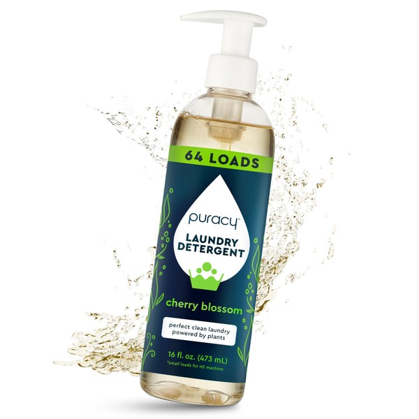Puracy Puracy Laundry Detergent - Enzyme-Powered Liquid Laundry Detergent Concentrate,