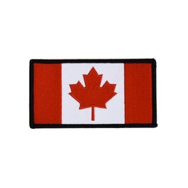 Boss Dog Tactical Hook-Backed Patch for Boss Tactical Harnesses, Canada Full Color Flag, Large