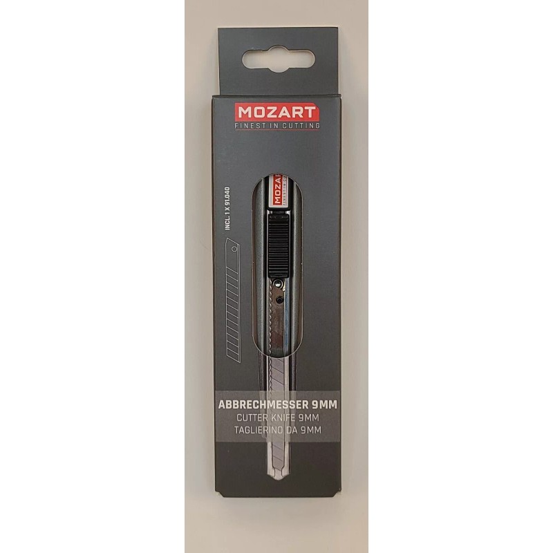 Mozart Solingen Snap Off Blade 9mm SLIM UTILITY KNIFE Razor