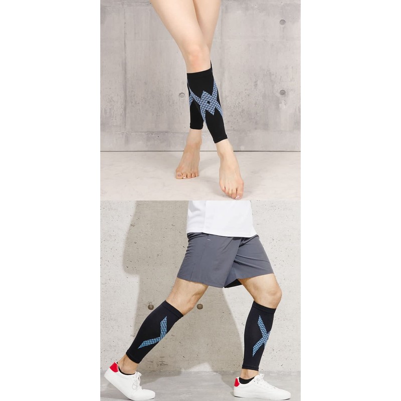 [ラドウェザー] ふくらはぎ サポーター お得な2個セット 着圧 ふくらはぎサポーター 登山 スポーツ ゴルフ テニス