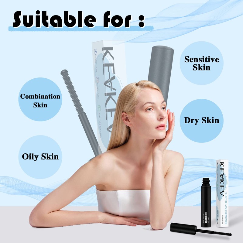 KevKev Cluster Lash Glue Remover Eyelash Remover for Lash Clusters