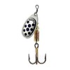 spinner mepps aglia black spots - pack of 2 colorsilver