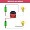 DMWD 22mm Heavy Duty Latching Metal Push Button Switch Large