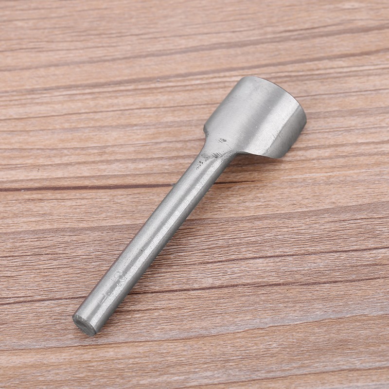 7pcs /set DIY Leather Carft Half Round Punch Belt End