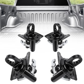 Truck Bed Tie Down Anchors Compatible with Chevy GMC Vehicle Silverado Sierra 1500 2500HD 3500HD 2014-2021, Colorado Canyon 2015-2021 Replace# 23146899, 22854815, 22987602 (4PCS)