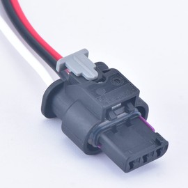 DECKBU 3 Pin PDC Parking Sensor Plug Auto Connector for Golf Passat A1 A3 A4 A6 A7 Q5 Q7 R8 4F0973703 1718653-1