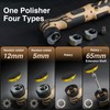 Cordless Mini Polisher,1/1.5/2Inch,DA&RO with 11 Variable Speed 2500-6000 RPM,2 *
