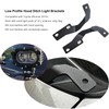 DarSeity Low Profile Mount Hood Hinges Ditch Light Brackets for