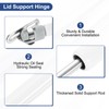 sourcing map 1Pcs Lid Support Hinges, 10 Inch 300N Gas