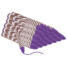 uxcell Lumber Marking Crayons, 24 Pcs Purple Hex Wax Tire Marker, 4" x 0.55" Hex Waterproof Drawing Crayons Furniture Marker for Wood, Glass, Cartons, Cloth, Stone, Ceramics