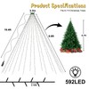 cshare Christmas Tree Lights, 592LED Christmas Lights for Tree with