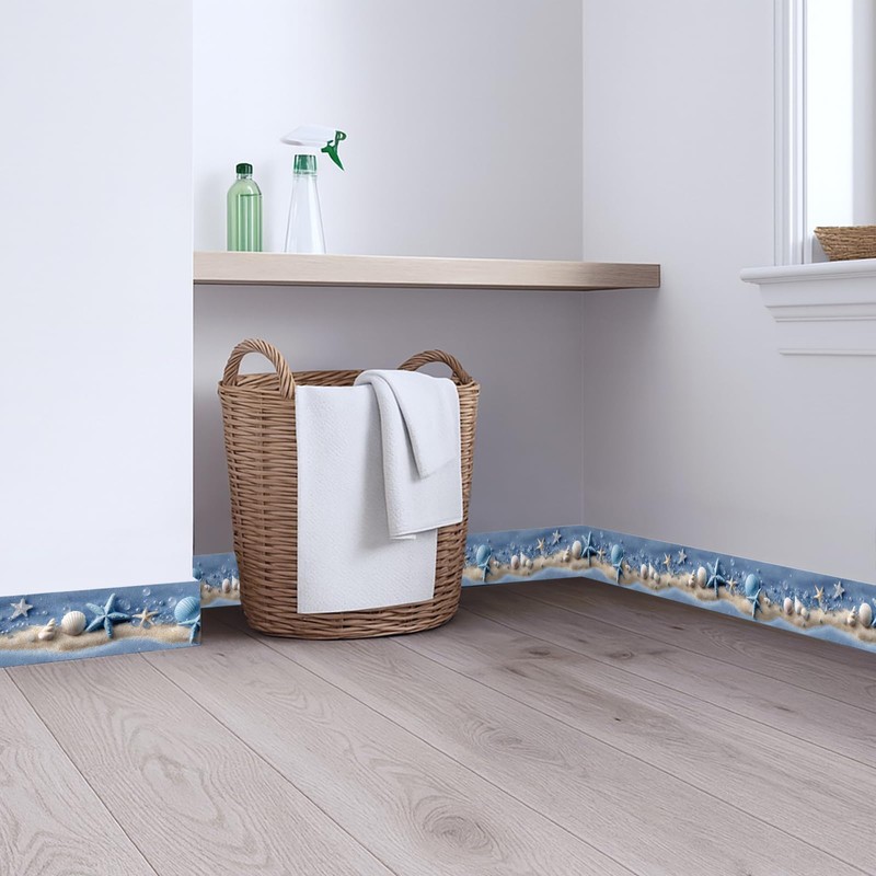 IOHEFY - Papel pintado para playa, diseño de concha marina,