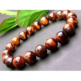 32363 10 mm Red Tiger Eye Red Tiger Eye Stone Bracelet Inner Diameter 18 cm South Africa Republic Domestic Natural Stone Power Stone