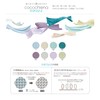 Nissen Shoko CE8020 Kokochena Karayui Face Towel, Dark Purple, Approx.