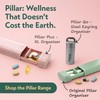 Pillar Go - Stainless Steel Keyring Pill Holder | Recycled