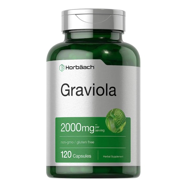 Graviola (Guanábana) Premium (120 Capsules, Unflavored) 🌿🍈✨