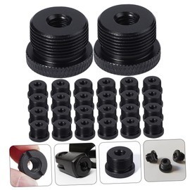 CORHAD 30pcs Microphone Adapter Camera Holder 3/8 to 5/8 Mic Adapter Mic Stand Adapter Microphone Mount Thread Adapter Boom Boom Microphone for Camera Plastic Monitor Connector