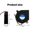 RugooSpink 2PCS Adventurer 5M/5M Pro Fan Hotend Heatsink Fan 5015