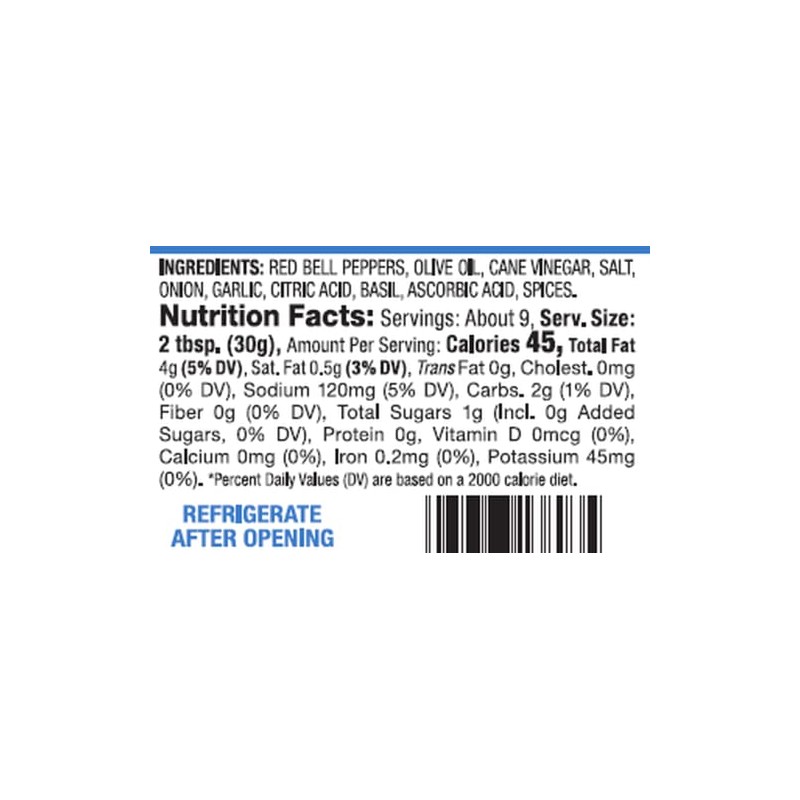 DeLallo Roasted Pepper Bruschetta, 10oz Jar