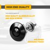 2Pack Vehicle Hood Pins, Aluminum Alloy Surround Buckle Button, Universal