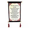 DALAI LAMA QUOTES ~ Cotton Canvas Scroll ~ "The True