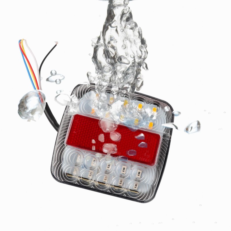 12V LED Tail Lights Stop Brake Turn Signal Low Power