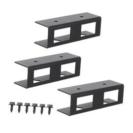 KICHOUSE 1set Laptop Support and Tablet Storage Holder Desk Organizer for Use Black Compact Design for Tidy Workspace